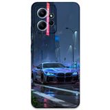 Gramaphone Xiaomi Redmi Note 12 4G ile Uyumlu Araba Desenli Telefon Kılıfı + Ekran Koruyucu - 5767