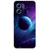 Gramaphone Xiaomi Redmi Note 12 4G ile Uyumlu Uzay Desenli Telefon Kılıfı + Ekran Koruyucu - 5866