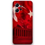 Gramaphone Xiaomi Redmi Note 12 4G Uyumlu Atatürk Desenli Telefon Kılıfı + Ekran Koruyucu - 5848