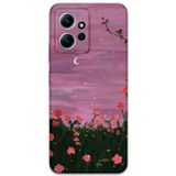 Gramaphone Xiaomi Redmi Note 12 4G Uyumlu Çiçek Desenli Telefon Kılıfı + Ekran Koruyucu - 5793