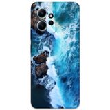 Gramaphone Xiaomi Redmi Note 12 4G Uyumlu Mermer Desenli Telefon Kılıfı + Ekran Koruyucu - 5810