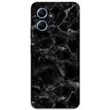 Gramaphone Xiaomi Redmi Note 12 4G Uyumlu Mermer Desenli Telefon Kılıfı + Ekran Koruyucu - 5815