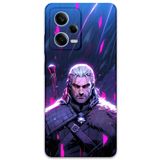 Gramaphone Xiaomi Redmi Note 12 5G ile Uyumlu Geralt Desenli Telefon Kılıfı + Ekran Koruyucu - 5826