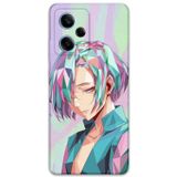 Gramaphone Xiaomi Redmi Note 12 5G Uyumlu Anime Desenli Telefon Kılıfı + Ekran Koruyucu - 5743
