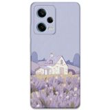 Gramaphone Xiaomi Redmi Note 12 5G Uyumlu Çiçek Desenli Telefon Kılıfı + Ekran Koruyucu - 5800