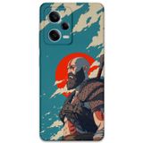 Gramaphone Xiaomi Redmi Note 12 5G Uyumlu Kratos Desenli Telefon Kılıfı + Ekran Koruyucu - 5824