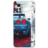 Gramaphone Xiaomi Redmi Note 12 Pro 4G ile Uyumlu Araba Desenli Telefon Kılıfı + Ekran Koruyucu - 5761