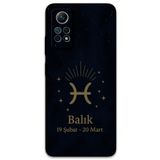 Gramaphone Xiaomi Redmi Note 12 Pro 4G ile Uyumlu Balık Burcu Desenli Telefon Kılıfı + Ekran Koruyucu - 5779