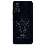 Gramaphone Xiaomi Redmi Note 12 Pro 4G ile Uyumlu Boğa Burcu Desenli Telefon Kılıfı + Ekran Koruyucu - 5769