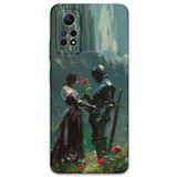 Gramaphone Xiaomi Redmi Note 12 Pro 4G ile Uyumlu Retro Desenli Telefon Kılıfı + Ekran Koruyucu - 5839