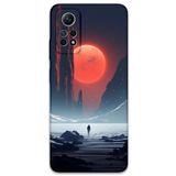 Gramaphone Xiaomi Redmi Note 12 Pro 4G ile Uyumlu Uzay Desenli Telefon Kılıfı + Ekran Koruyucu - 5861