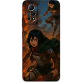 Gramaphone Xiaomi Redmi Note 12 Pro 4G Uyumlu Anime Desenli Telefon Kılıfı + Ekran Koruyucu - 5744