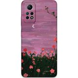 Gramaphone Xiaomi Redmi Note 12 Pro 4G Uyumlu Çiçek Desenli Telefon Kılıfı + Ekran Koruyucu - 5793