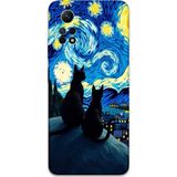 Gramaphone Xiaomi Redmi Note 12 Pro 4G Uyumlu Kedi Desenli Telefon Kılıfı + Ekran Koruyucu - 5782