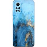 Gramaphone Xiaomi Redmi Note 12 Pro 4G Uyumlu Mermer Desenli Telefon Kılıfı + Ekran Koruyucu - 5812