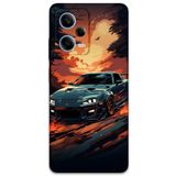 Gramaphone Xiaomi Redmi Note 12 Pro 5G ile Uyumlu Araba Desenli Telefon Kılıfı + Ekran Koruyucu - 5766