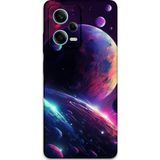 Gramaphone Xiaomi Redmi Note 12 Pro 5G Uyumlu Uzay Desenli Telefon Kılıfı + Ekran Koruyucu - 5862