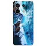 Gramaphone Xiaomi Redmi Note 13 Pro 4G ile Uyumlu Mermer Desenli Telefon Kılıfı + Ekran Koruyucu - 5810