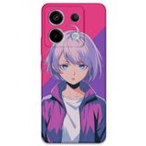 Gramaphone Xiaomi Redmi Note 13 Pro 5G ile Uyumlu Anime Desenli Telefon Kılıfı + Ekran Koruyucu - 5742