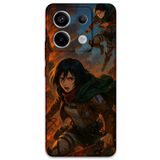 Gramaphone Xiaomi Redmi Note 13 Pro 5G ile Uyumlu Anime Desenli Telefon Kılıfı + Ekran Koruyucu - 5744