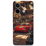 Gramaphone Xiaomi Redmi Note 13 Pro 5G ile Uyumlu Araba Desenli Telefon Kılıfı + Ekran Koruyucu - 5759