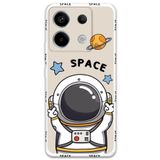 Gramaphone Xiaomi Redmi Note 13 Pro 5G ile Uyumlu Astronot Desenli Telefon Kılıfı + Ekran Koruyucu - 5865