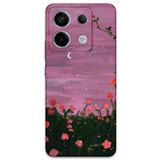 Gramaphone Xiaomi Redmi Note 13 Pro 5G ile Uyumlu Çiçek Desenli Telefon Kılıfı + Ekran Koruyucu - 5793