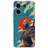 Gramaphone Xiaomi Redmi Note 13 Pro 5G ile Uyumlu Kratos Desenli Telefon Kılıfı + Ekran Koruyucu - 5824