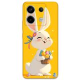 Gramaphone Xiaomi Redmi Note 13 Pro 5G ile Uyumlu Tavşan Desenli Telefon Kılıfı + Ekran Koruyucu - 5807