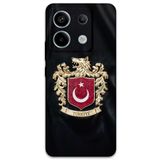 Gramaphone Xiaomi Redmi Note 13 Pro 5G ile Uyumlu Türk Desenli Telefon Kılıfı + Ekran Koruyucu - 5855