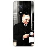 Gramaphone Xiaomi Redmi Note 14 Pro 5G ile Uyumlu Atatürk Desenli Telefon Kılıfı + Ekran Koruyucu - 5850