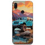 Gramaphone Xiaomi Redmi Note 7 Uyumlu Araba Desenli Telefon Kılıfı + Ekran Koruyucu - 5758
