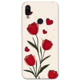 Gramaphone Xiaomi Redmi Note 7 Uyumlu Çiçek Desenli Telefon Kılıfı + Ekran Koruyucu - 5789