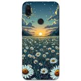 Gramaphone Xiaomi Redmi Note 7 Uyumlu Çiçek Desenli Telefon Kılıfı + Ekran Koruyucu - 5792