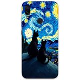 Gramaphone Xiaomi Redmi Note 7 Uyumlu Kedi Desenli Telefon Kılıfı + Ekran Koruyucu - 5782