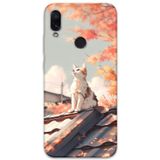 Gramaphone Xiaomi Redmi Note 7 Uyumlu Kedi Desenli Telefon Kılıfı + Ekran Koruyucu - 5784