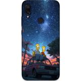 Gramaphone Xiaomi Redmi Note 7 Uyumlu Simpson Desenli Telefon Kılıfı + Ekran Koruyucu - 5937
