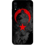 Gramaphone Xiaomi Redmi Note 7 Uyumlu Türk Bayrağı Desenli Telefon Kılıfı + Ekran Koruyucu - 5852