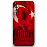 Gramaphone Xiaomi Redmi Note 8 ile Uyumlu Atatürk Desenli Telefon Kılıfı + Ekran Koruyucu - 5848