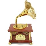 Gramofon Ayaklı Müzikli Vintage Müzik Kutusu Hediyelik