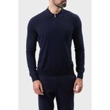 Gran Sasso Fitilli% 100 Yün Regular Fit Yarım Fermuarlı Polo Yaka Kazak Erkek POLO YAKA KAZAK 55125 14290 598