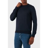 Gran Sasso Yün Karışımlı Slim Fit Bisiklet Yaka Kazak Erkek Kazak 57167 13190 598 - Lacivert - 52
