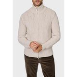 Gran Sasso Yün ve Kaşmir Karışımlı Regular Fit Dik Yaka Fermuarlı Hırka Erkek HIRKA 10155 19654 113