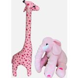 Gran Toys Oyun Arkadaşım Peluş Zürafa 100Cm & Uyku Arkadaşım Fil