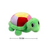 GRAN TOYS Peluş Renkli Kaplumbağa 70 Cm.