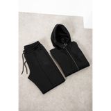 grand coco Erkek İnterlok kumaş siyah eşofman takımı