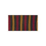 Grand Hedef Halı Anadolu El Dokuma Kirmizi Sari Çizgili El Dokuma Vintage Kilim Kahverengi
