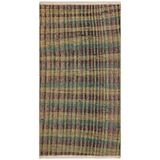 Grand Hedef Halı Eşsiz Anadolu El Dokuma Açik Sari Rengi Vintage Kilim Çok Renkli