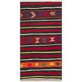 Grand Hedef Halı Özel Kirmizi Renk El Dokuma Vintage Kilim Sarı