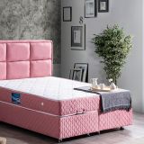 Grand New Baza Başlık Ve Orthosoft Yatak, Pembe, 90X200
